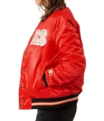 Sf Women’s 49ers Starter Satin Jacketss