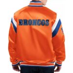 Shutout Throwback Denver Broncos Orange Satin Jackets