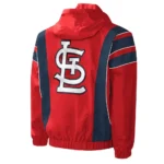 St. Louis Cardinals Impact Half-Zip Red Hoodie Jacket