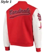 St. Louis Cardinals Letterman Two Tone Jackets