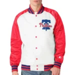 Starter Clean-Up Hitter Philadelphia Phillies Full-Snap Satin Jacket