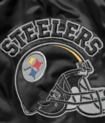 Starter Pittsburgh Steelers Locker Room Throwback Satin Full-Snap Jackets