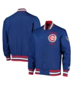 Starter The Jet III Chicago Cubs Royal Blue Satin Jacket