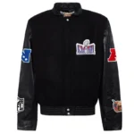 Super Bowl 2024 Wool & Leather Varsity Jacket