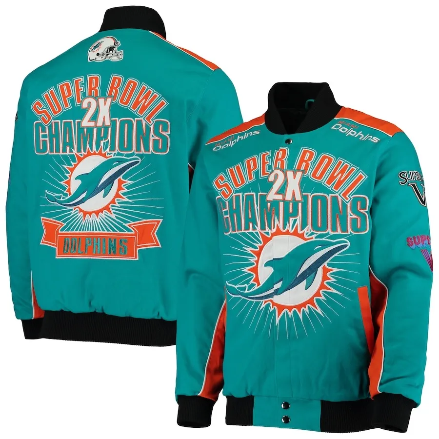 Super Bowl Miami Dolphins Champions Jacket