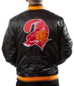 Tampa Bay Buccaneers Black Satin Jackets