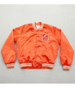 Tampa Bay Buccaneers Bomber Satin Orange Jacket