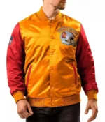 Tampa Bay Buccaneers Locker Room Throwback Satin Jacket