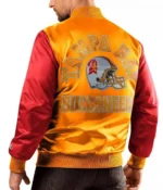 Tampa Bay Buccaneers Locker Room Throwback Satin Jackets