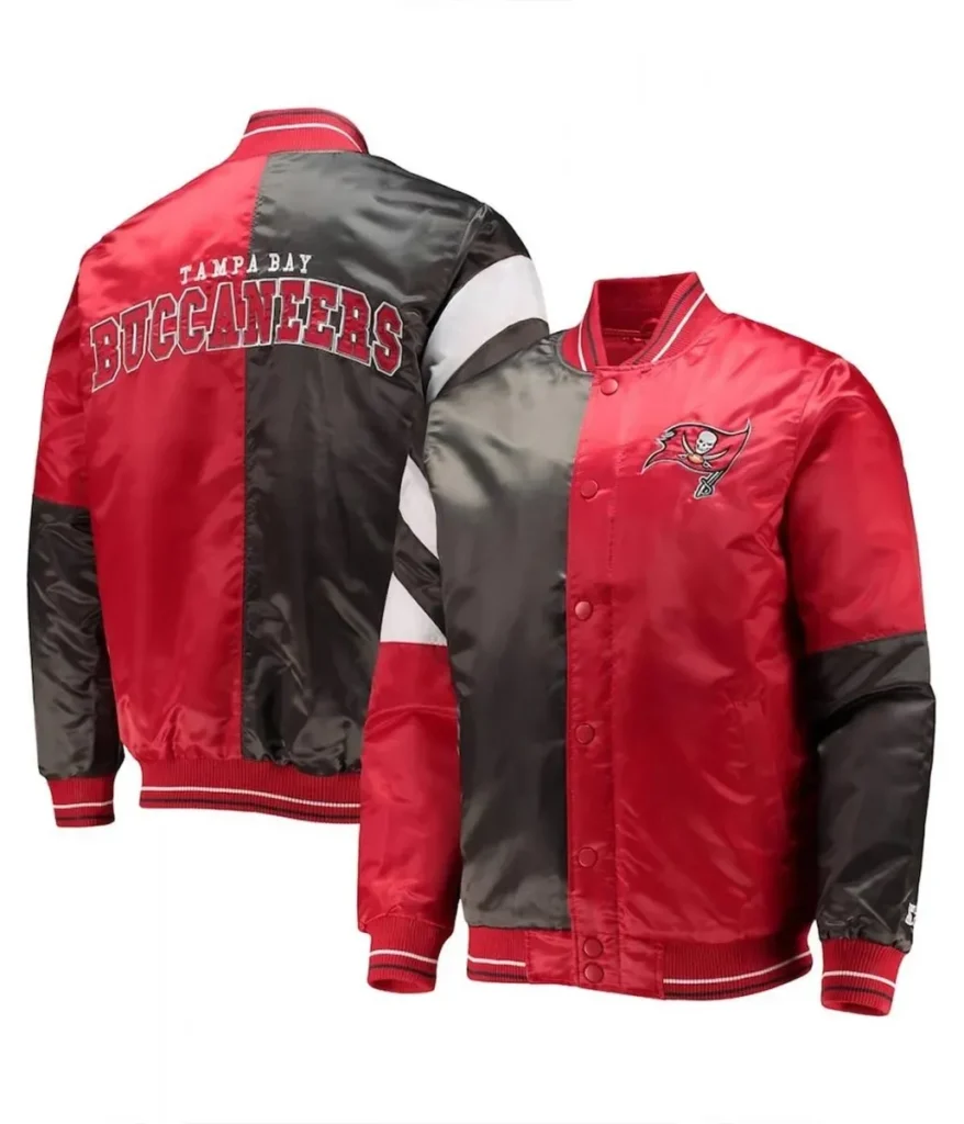 Tampa Bay Buccaneers Red and Black Jacket