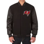 Tampa Bay Buccaneers Varsity Embroidered Black Jacket