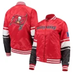 Tampa Bay Buccaneers Victory Cheer Satin Red Jackets