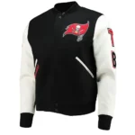 Tampa Bay Buccaneers White and Black Letterman Jackets