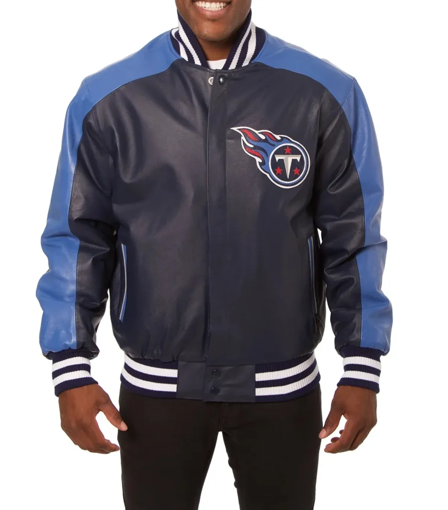 Tennessee Titans JH Design Leather Jacket