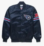 Tennessee Titans Satin Varsity Jacket