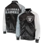 The Reliever Las Vegas Raiders Satin Jacket