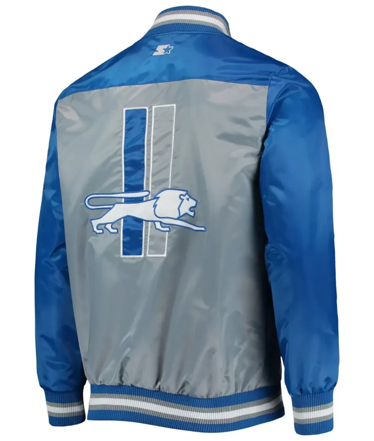 The Tradition II Detroit Lions Satin Jacket