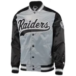 The Tradition Satin Las Vegas Raiders Nfl Jacket