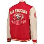 Tommy Hilfiger Scarlet San Francisco 49ers Wool Varsity Jacket