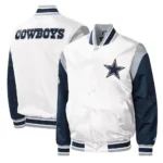 Warm-Up Pitch Dallas Cowboys Varsity Satin Jacket