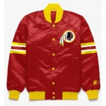 Washington Redskins Button Down Red Jacket