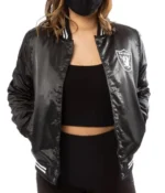 Women’s Raiders Las Vegas Satin Starter Jacket11