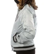 Women’s Raiders Las Vegas Satin Starter Jacket9