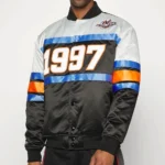 1997 Hardwood Classics All Star Game Black Satin Jacket3