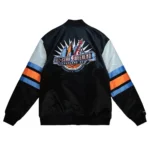 1997 Hardwood Classics All Star Game Black Satin Jacket5