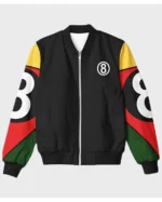 8 Ball 90s Black Vintage Bomber Jacket