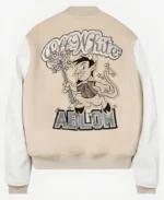 Ac Milan Off White Varsity Jackets