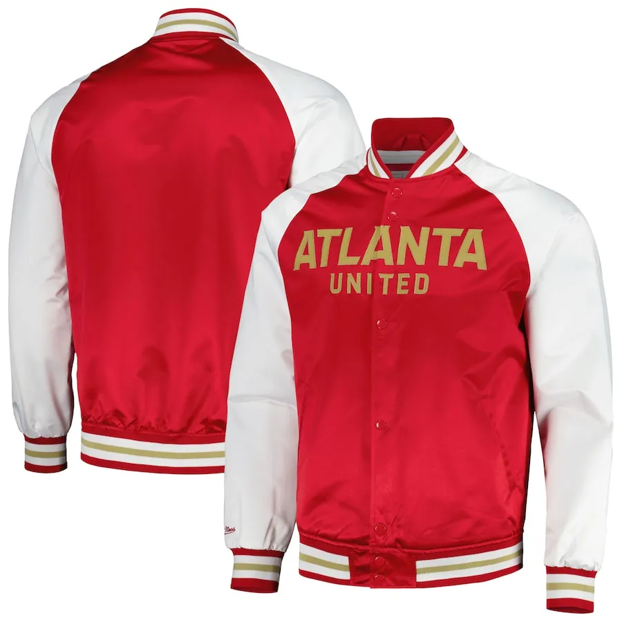 Atlanta United FC Red Satin Raglan Jacket