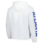 Atlanta United FC White Graffiti Full-Zip Windbreaker Hoodie