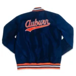 Auburn Tigers Retro War Eagle Logo Navy Bomber Jackets