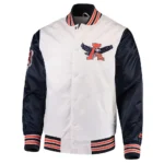 Auburn Tigers The Rookie White Satin Jackets