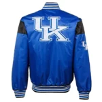 Big League Kentucky Wildcats Royal Blue Satin Jacket