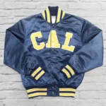 Cal Bears 90s Navy Varsity Satin Jacket