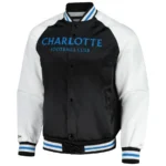 Charlotte FC Mitchell & Ness Black Satin Jackets