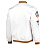 City Collection Texas Longhorns White Satin Jackets