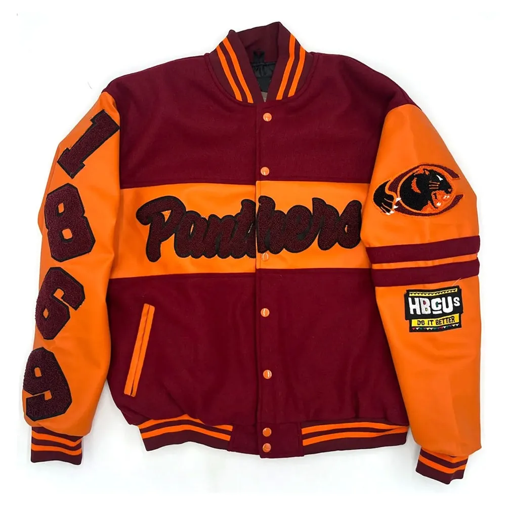 Claflin Panthers Ole Skool Letterman Jacket