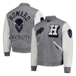 Classic Howard Bison Gray Varsity Jacket