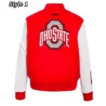 Classic Ohio State University Varsity Wool Jacket