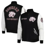 Classic Texas Southern Tigers Black and White Varsity Jacket