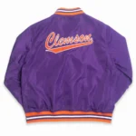 Clemson Tigers Script Bomber Purple Jackets