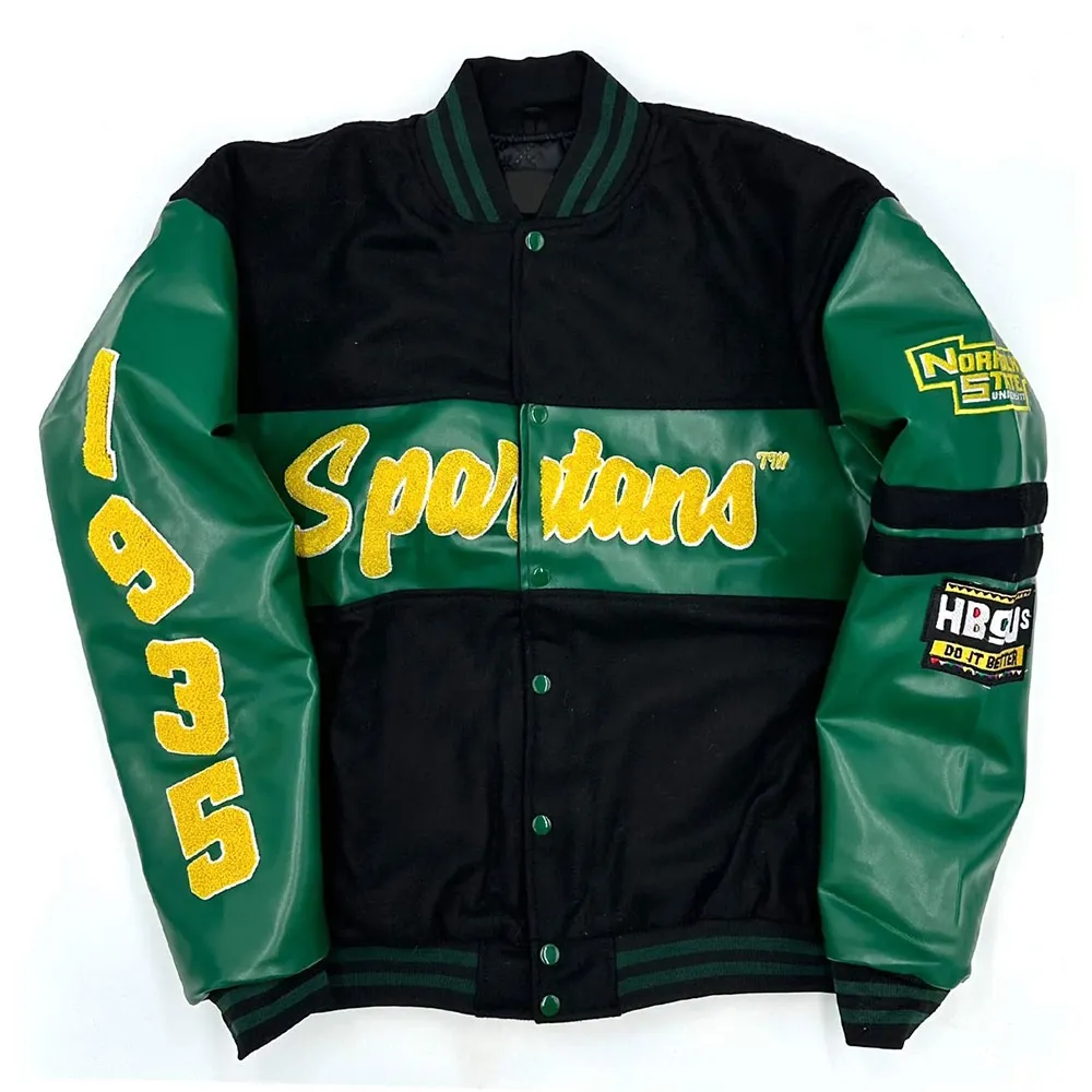 Coppin State Eagles Ole Skool Letterman Jacket