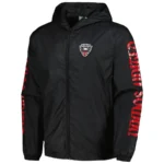 D.C. United Black Graffiti Full-Zip Windbreaker Hoodies