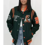 Florida A&M University 1887 Green Varsity Jacket