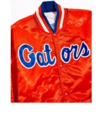 Florida Gators Orange Satin Bomber Jacket