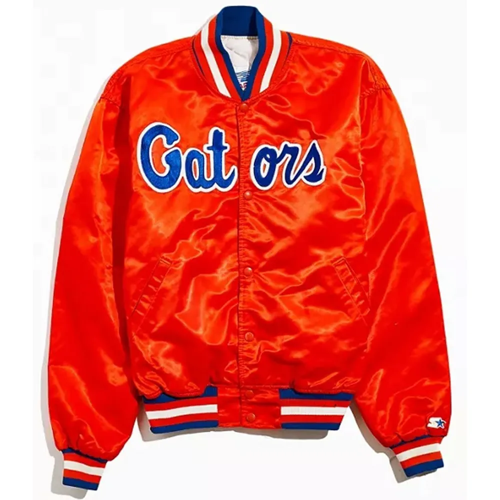 Florida Gators Orange Satin Jacket