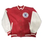 Fresno State Bulldogs 90s Wool Varsity Red and Grey Jacket